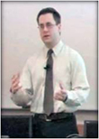 text=Andy Spackman teaching a Business Research Clinic