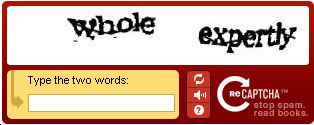 Sample CAPTCHA image